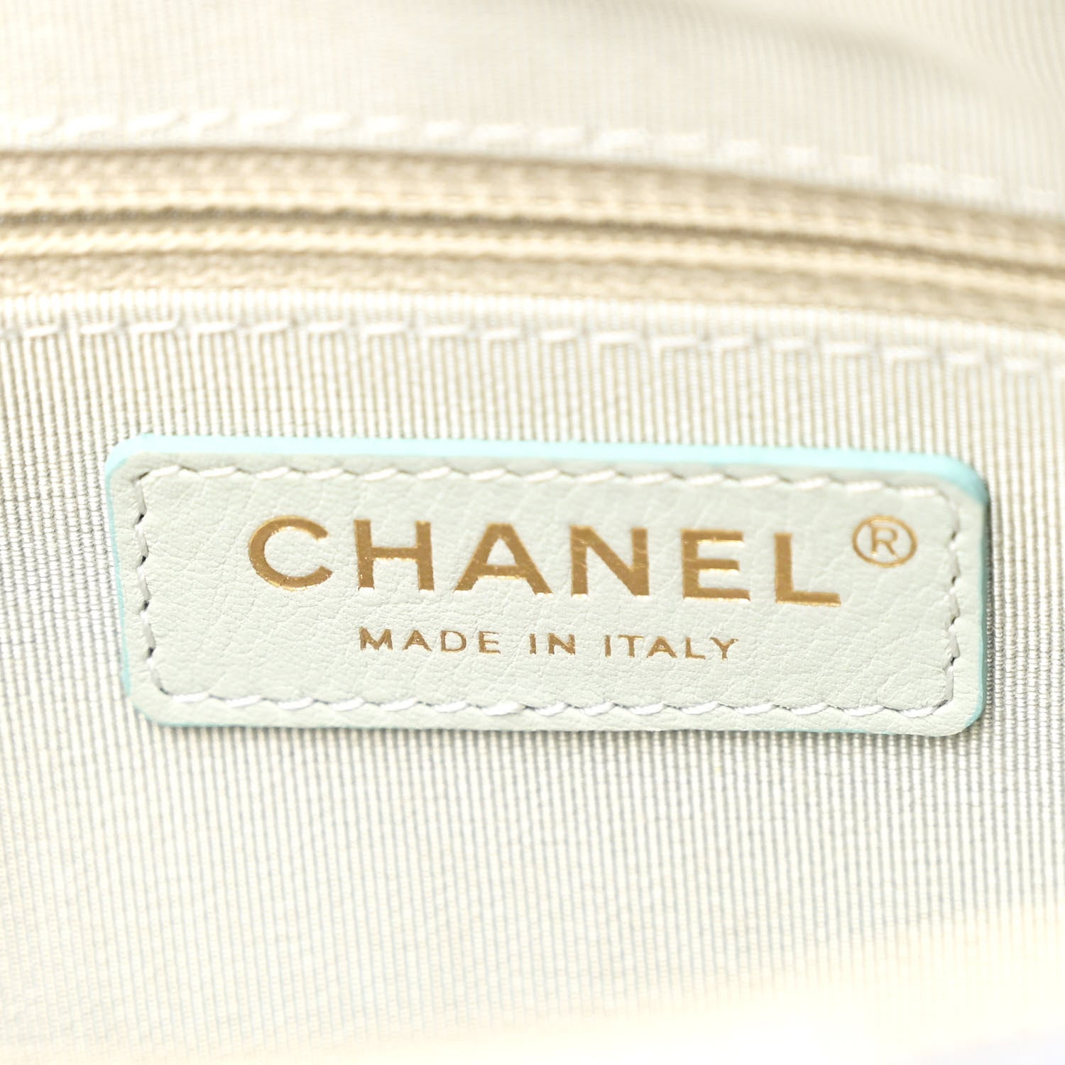 Chanel Goatskin Quilted Waist Bag Green Blue Pink 6 of 10