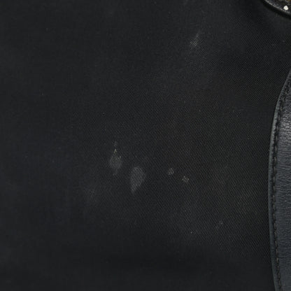 Prada Tessuto Nylon Soft Calfskin Shopping Satchel Black 12 of 15