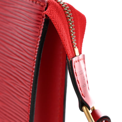 Louis Vuitton Epi Pochette Accessories 21 Castillan Red 11 of 15