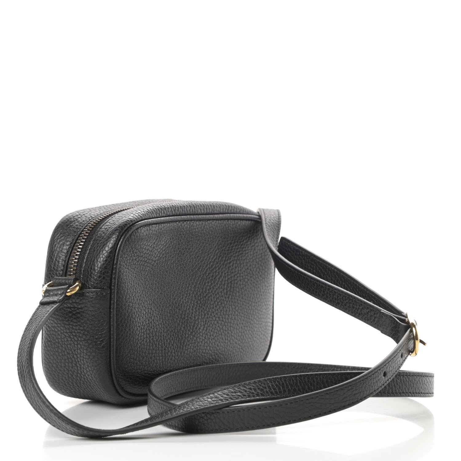 Gucci Pebbled Calfskin Mini Soho Disco Bag Black 3 of 11