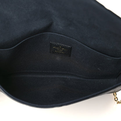 Louis Vuitton Empreinte Pochette Felicie Chain Wallet Black 6 of 10