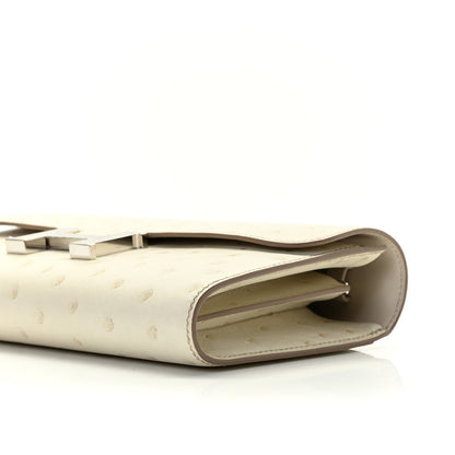 Hermes Ostrich Constance Long Wallet To Go Nata 7 of 7