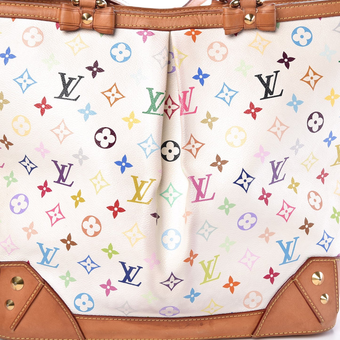 Monogram Multicolor Sharleen GM White