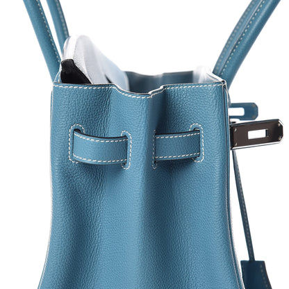 Hermes Togo Birkin 35 Blue Jean 13 of 34