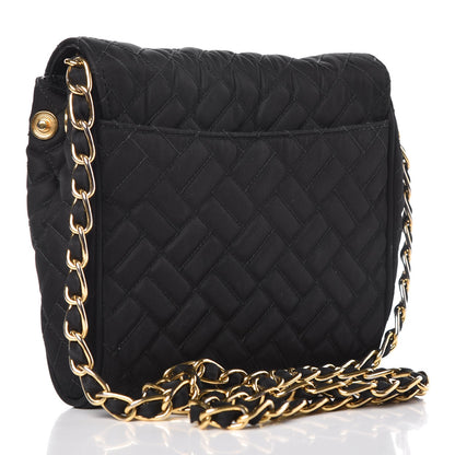 Prada Nylon Tessuto Impuntu Quilted Flap Black 3 of 10