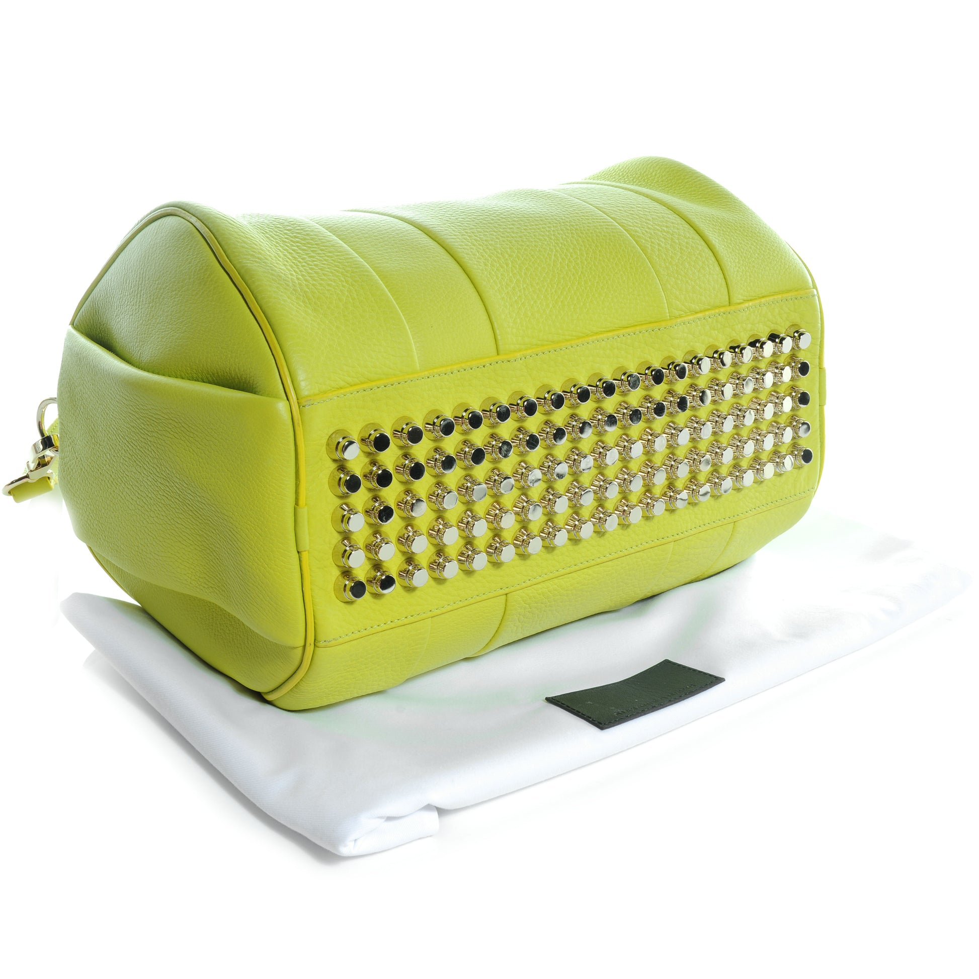 Alexander Wang Pebbled Leather Rocco Acid w Pale Gold Hardware 4 of 6