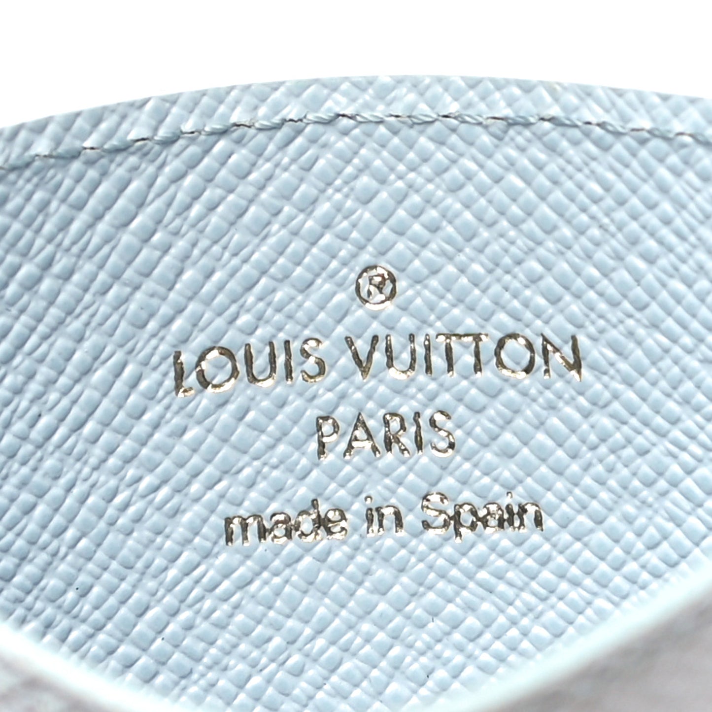 Damier Azur Daily Card Holder Olympe Blue