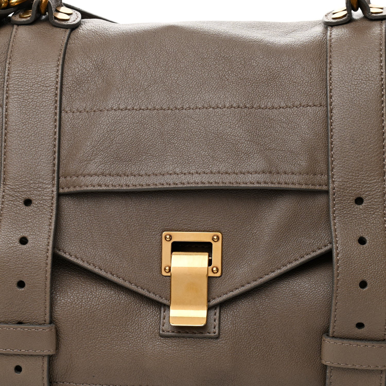 Proenza Schouler Lambskin Medium PS1 Satchel Smoke 7 of 17