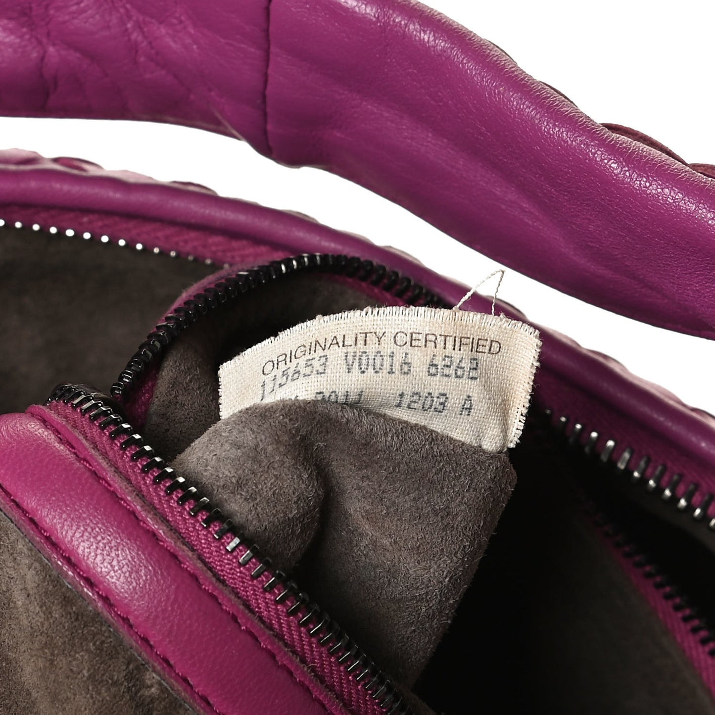 Nappa Intrecciato Medium Veneta Hobo Ametiste