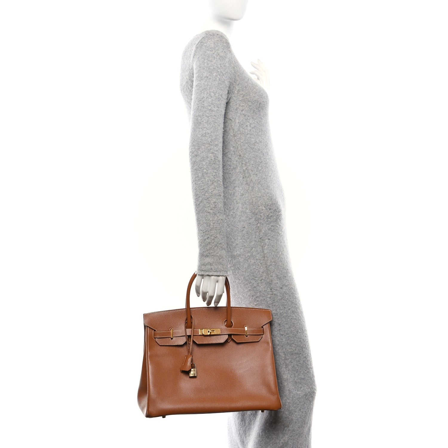 Hermes Courchevel Birkin 35 Gold 2 of 10