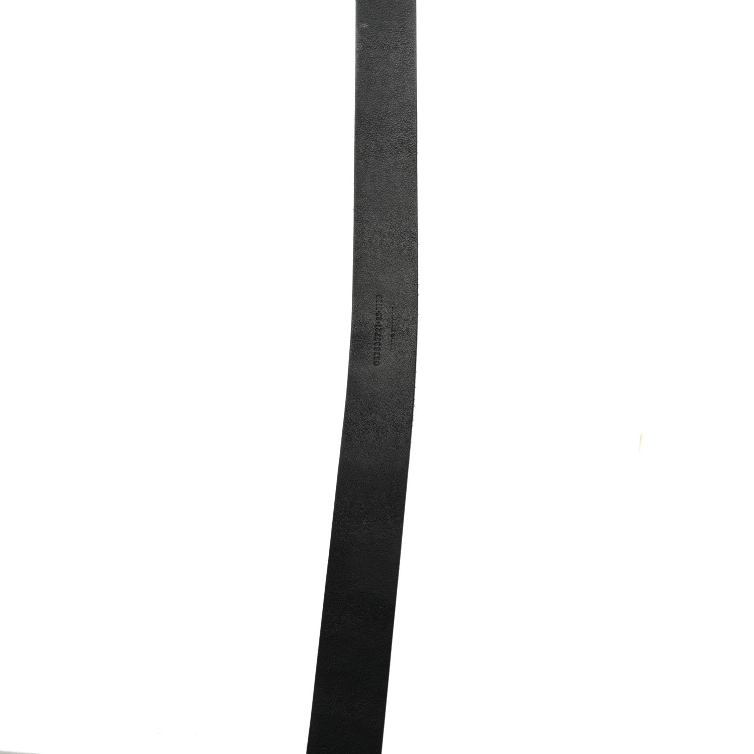 Saint Laurent Calfskin Embossed Monogram Celtique Belt 85 34 Black 9 of 9