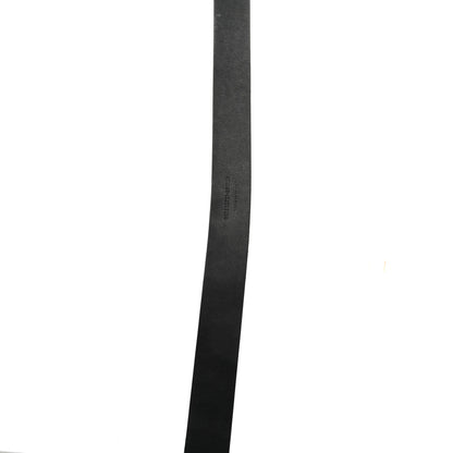 Saint Laurent Calfskin Embossed Monogram Celtique Belt 85 34 Black 9 of 9