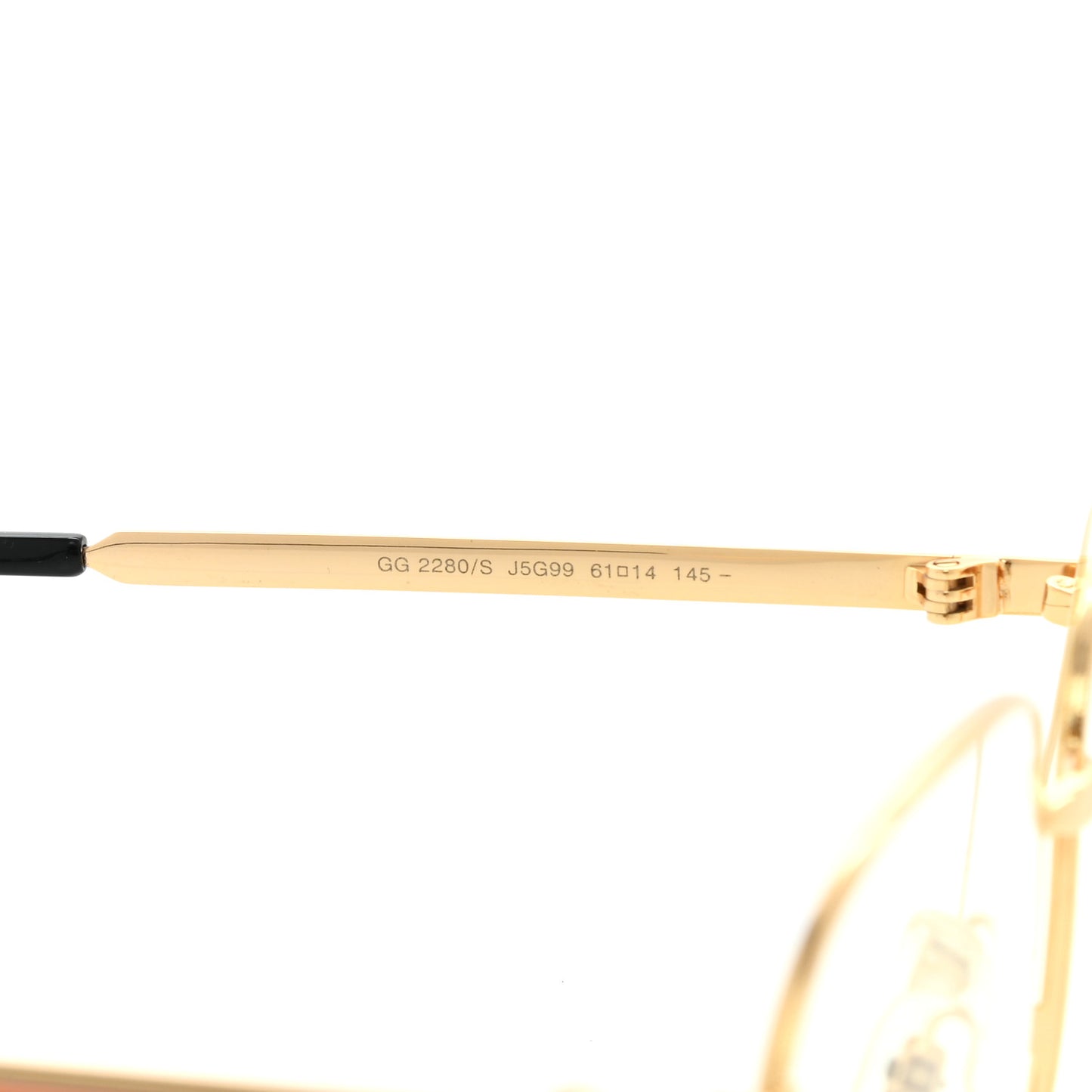 Metal Aviator Sunglasses GG2280S Gold