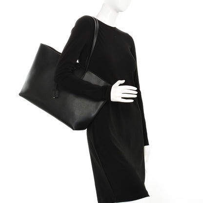 Saint Laurent Calfskin Large Shopping Tote Black 2 of 7