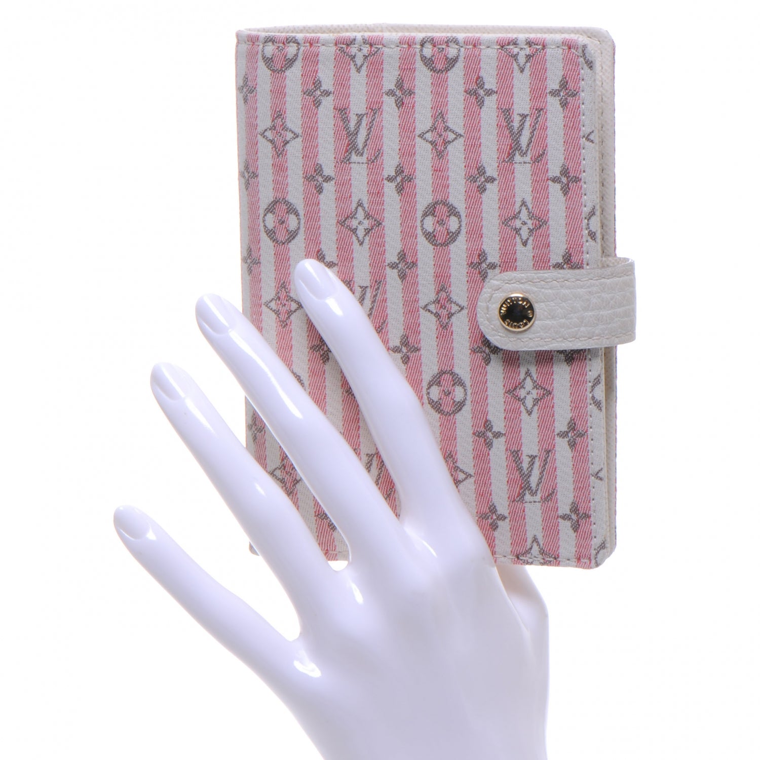 Louis Vuitton Mini Lin Croisette Small Ring Agenda Rouge 2 of 5