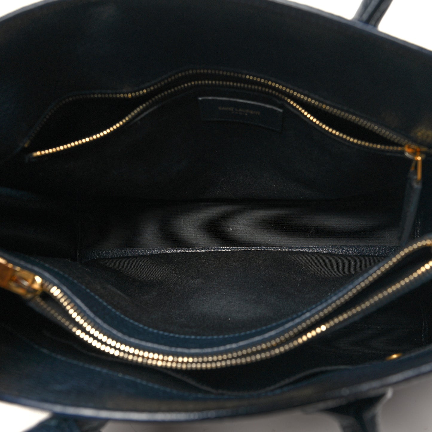 Grained Calfskin Small Sac De Jour Navy