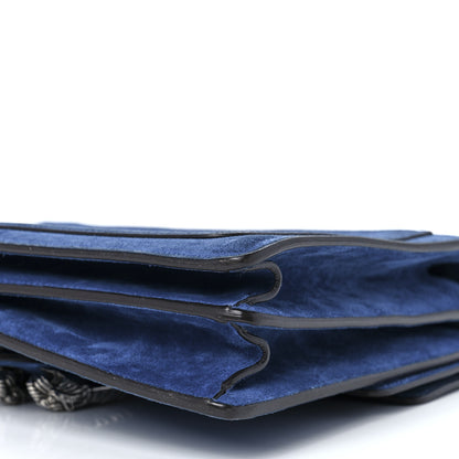 Gucci Suede Medium Dionysus Shoulder Bag Blue 13 of 16