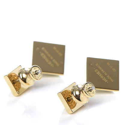 Hermes Lacquer Earrings White 3 of 5