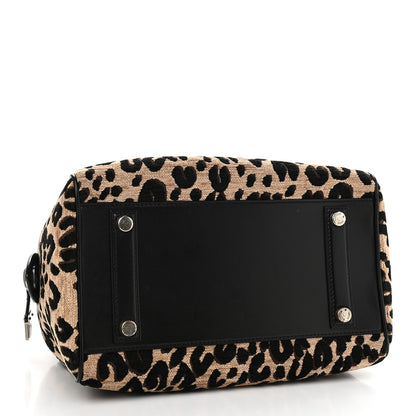 Louis Vuitton Jacquard Velvet Leopard Print Stephen Sprouse Speedy 4 of 9