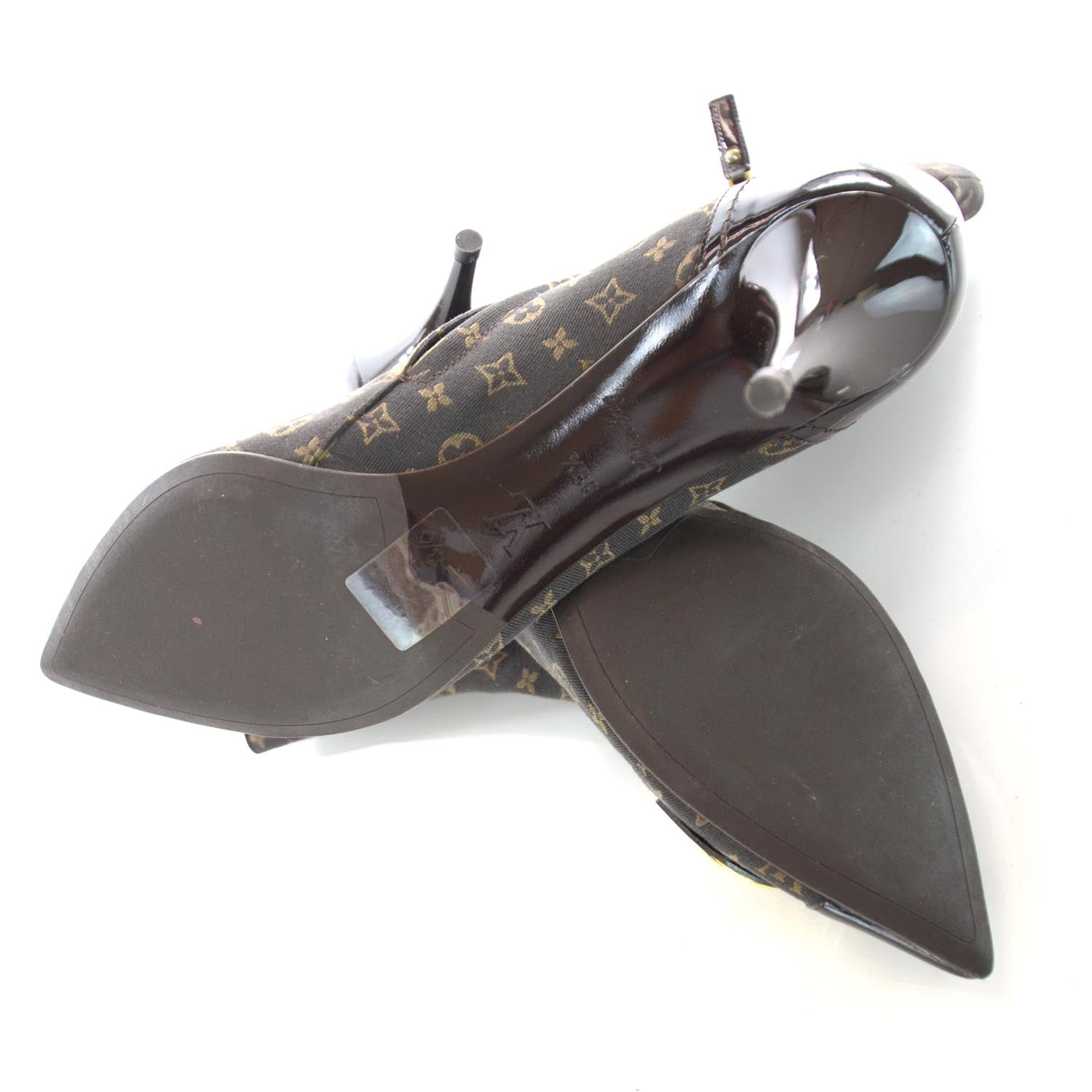 Louis Vuitton Mini Monogram Brompton Ankle Boots 39.5 4 of 7