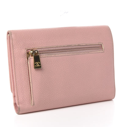 Chanel Caviar Timeless CC Wallet Pink 3 of 9