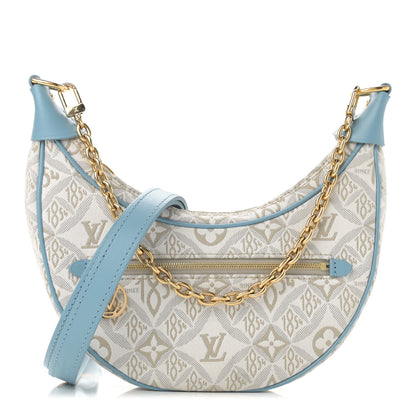 Louis Vuitton Jacquard Since 1854 Loop White Blue 1 of 10