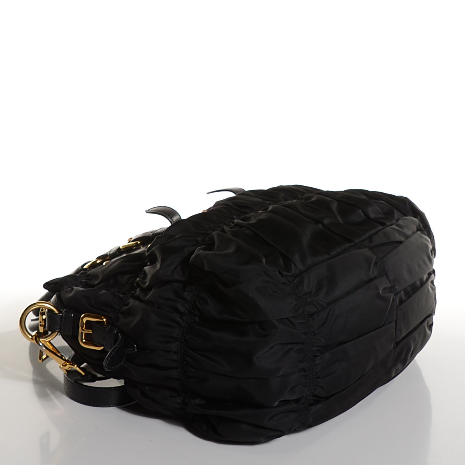 Prada Tessuto Nylon Gaufre Tote Nero Black 4 of 11