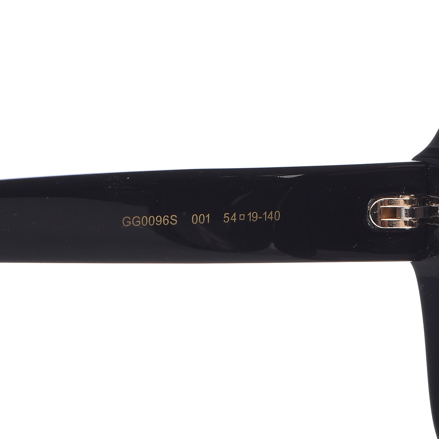 Acetate Square Frame GG0096S Sunglasses Black