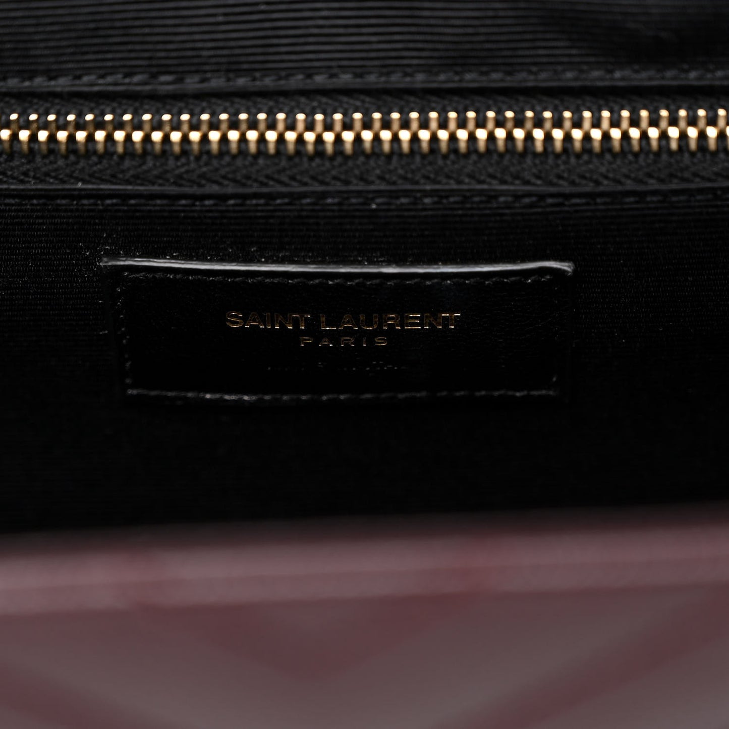 Grain De Poudre Matelasse Chevron Large Monogram Satchel Rouge Legion