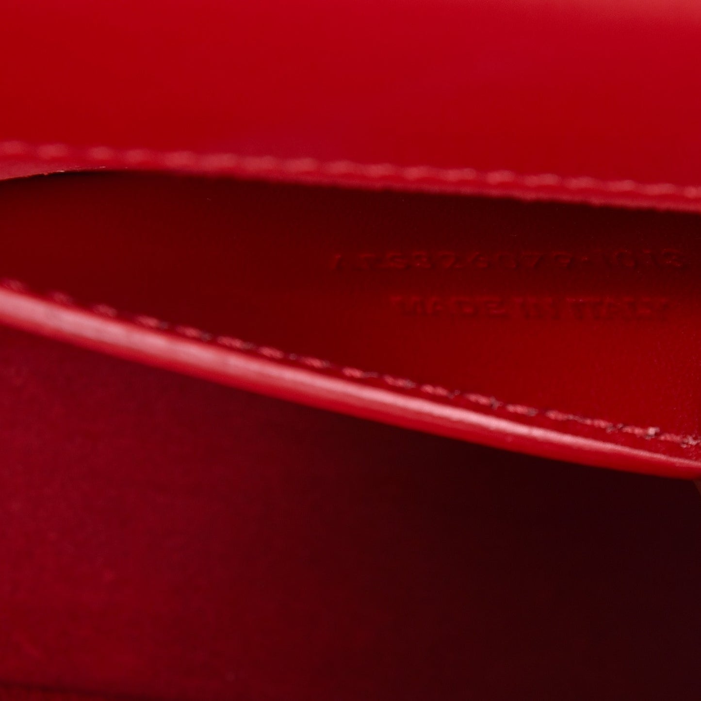 Calfskin Monogram Cassandre Clutch Rouge Orient