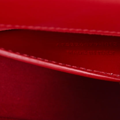 Saint Laurent Calfskin Monogram Cassandre Clutch Rouge Orient 7 of 7