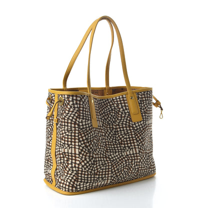 MCM Visetos Medium Liz Reversible Shopper Tote Cognac Yellow 11 of 16