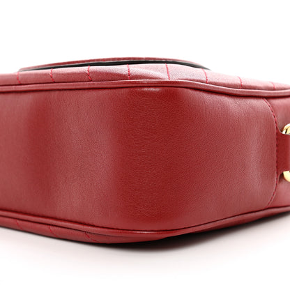 Gucci Sakai Be Green Calfskin Diagonal Stitched Small Blondie Shoulder Bag Rosso 8 of 8