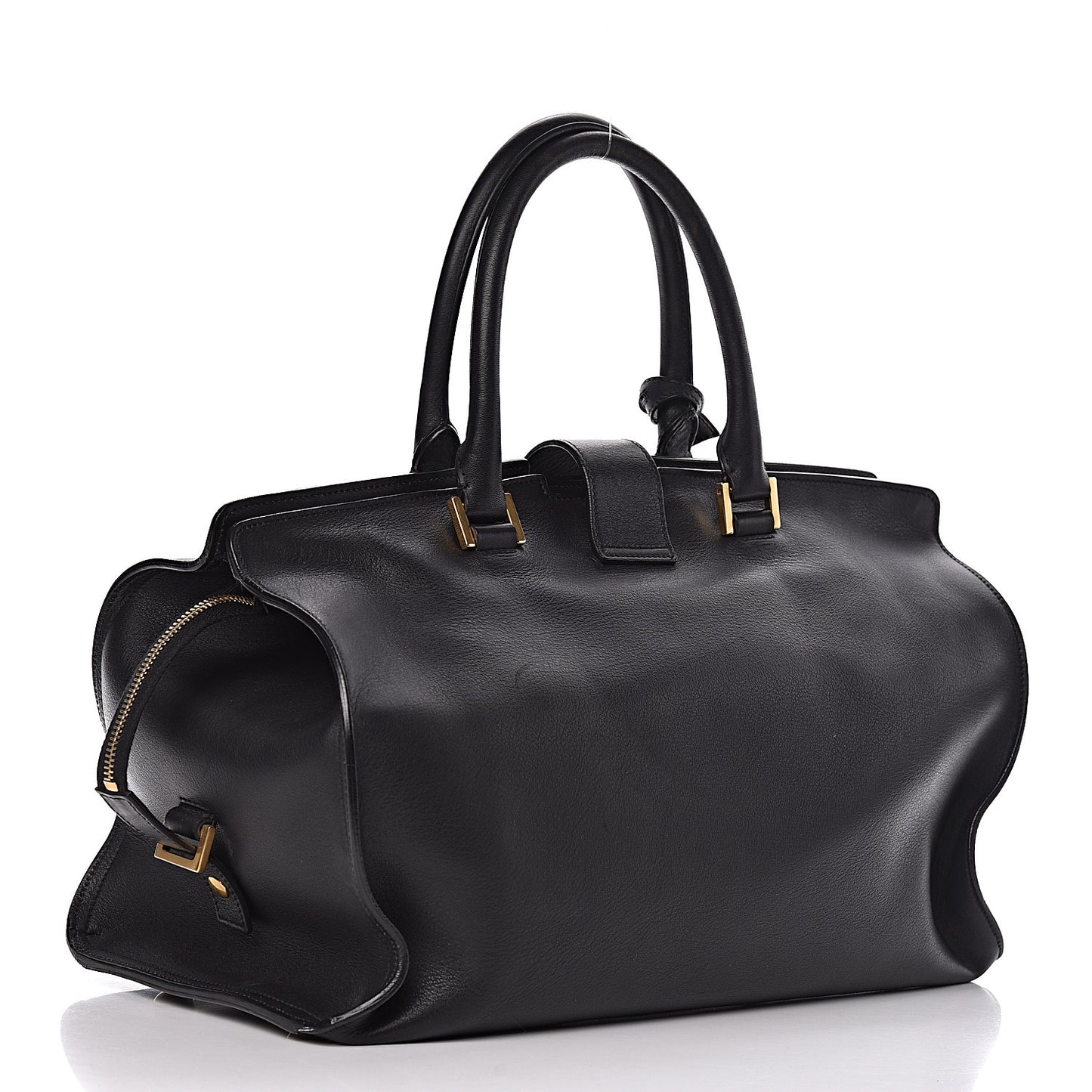 Calfskin Medium Classic Y Cabas Black