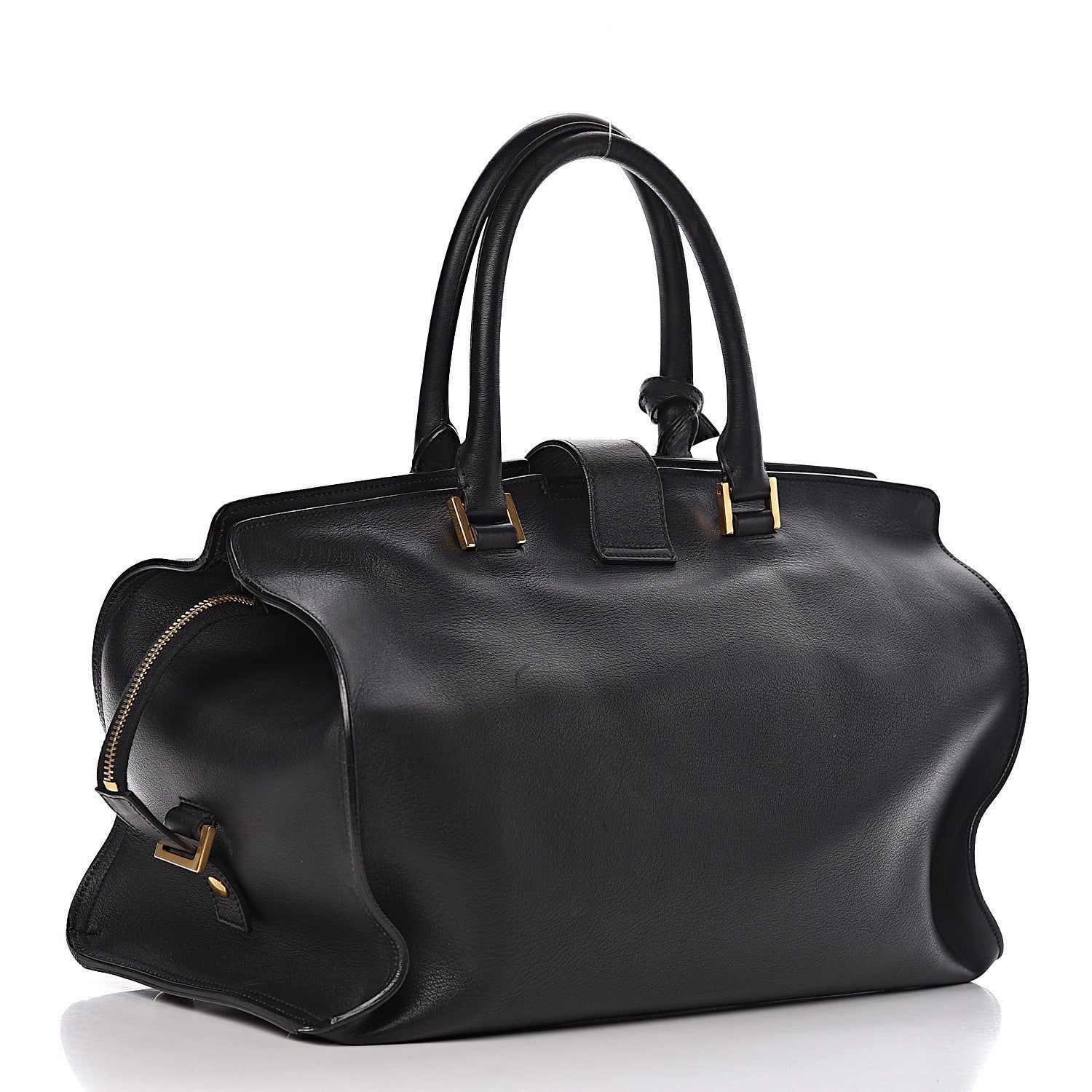 Saint Laurent Calfskin Medium Classic Y Cabas Black 3 of 12