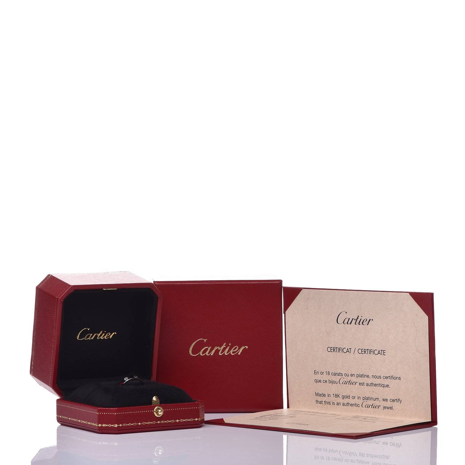Cartier Platinum 3.5mm LOVE Wedding Band Ring 48 4.25 5 of 5