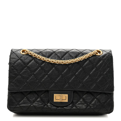 Chanel Aged Calfskin Quilted 2.55 Reissue 225 Flap Black 1 of 10