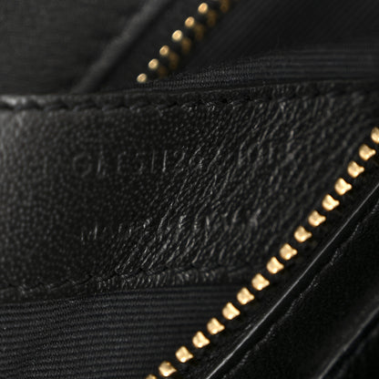 Saint Laurent Suede Calfskin Monogram Le Sept Chain Bag Black 7 of 14