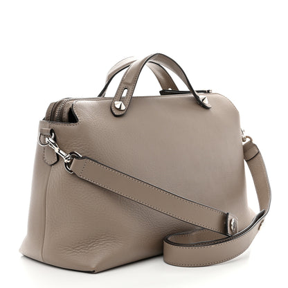 Fendi Vitello Dolce Large By The Way Boston Bag Tortora 3 of 12