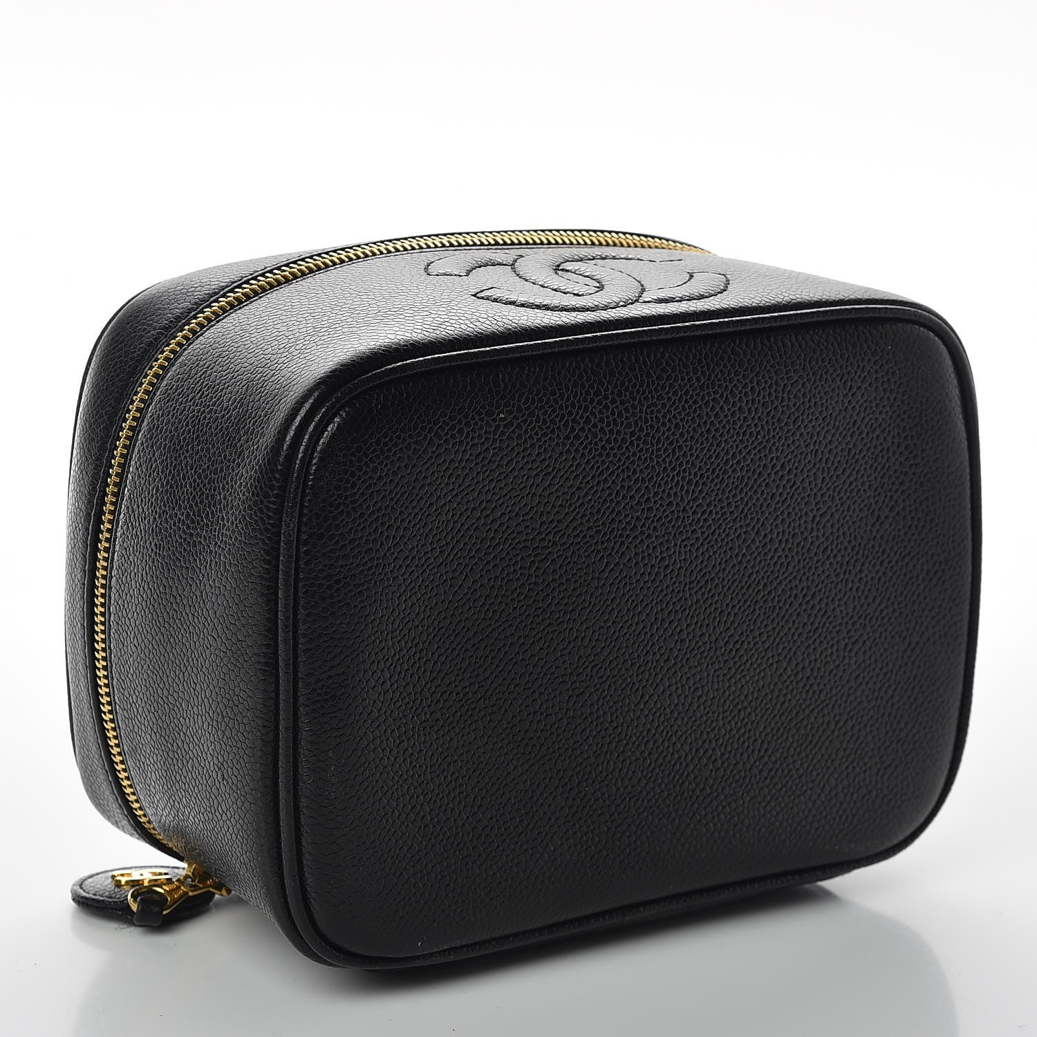 Chanel Caviar Vanity Cosmetic Case Black 6 of 17
