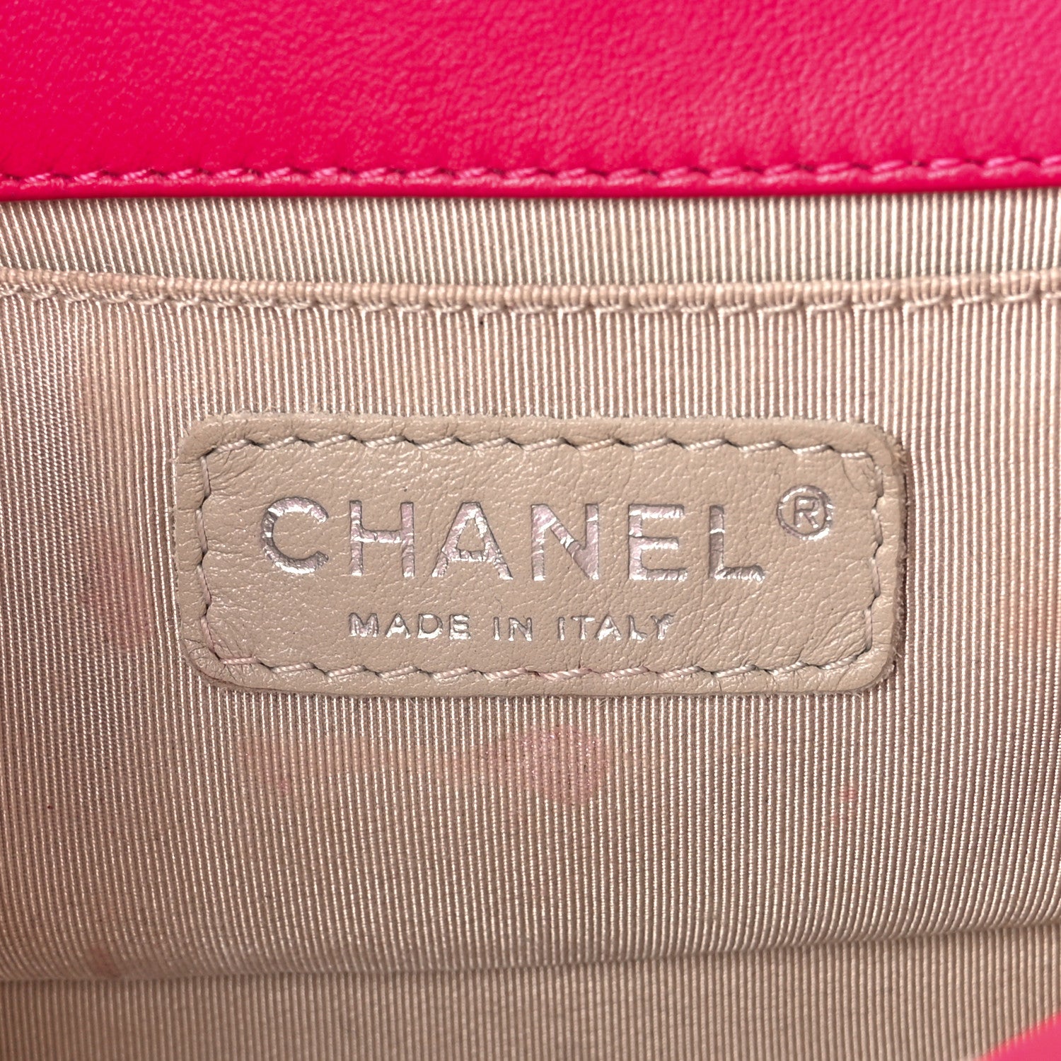Chanel Lambskin Quilted Small Boy Flap Dark Pink 6 of 10