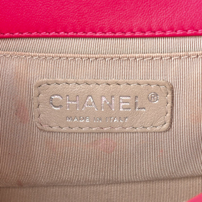 Chanel Lambskin Quilted Small Boy Flap Dark Pink 6 of 10