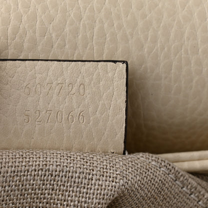 Gucci Dollar Calfskin Interlocking G Crossbody Bag Mystic White 7 of 11