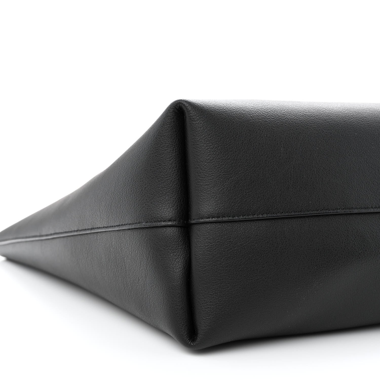Saint Laurent Calfskin Large Shopping Tote Black 11 of 12