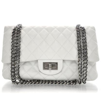 Chanel Caviar 2.55 Reissue 225 Flap White 1 of 10