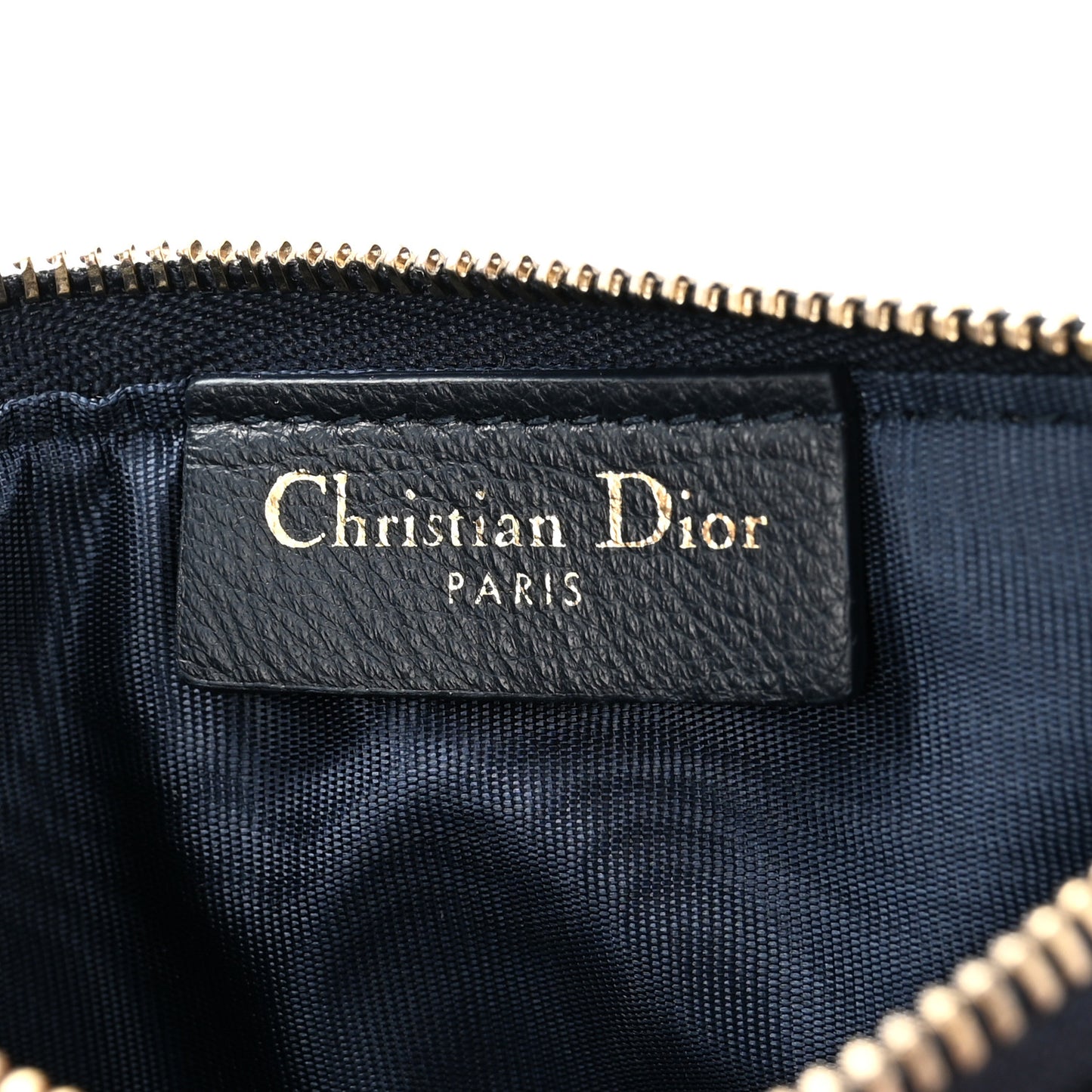 Oblique Saddle Chain Long Wallet Blue