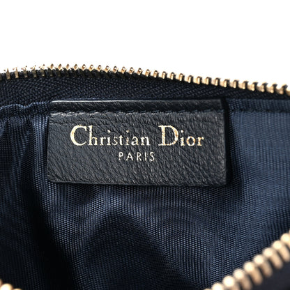 Christian Dior Oblique Saddle Chain Long Wallet Blue 9 of 10