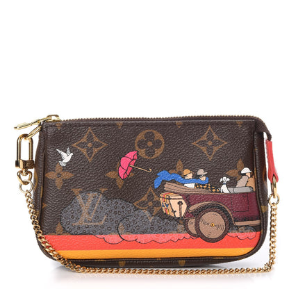 Louis Vuitton Monogram 2015 Christmas Animation Mini Pochette Accessories 1 of 8