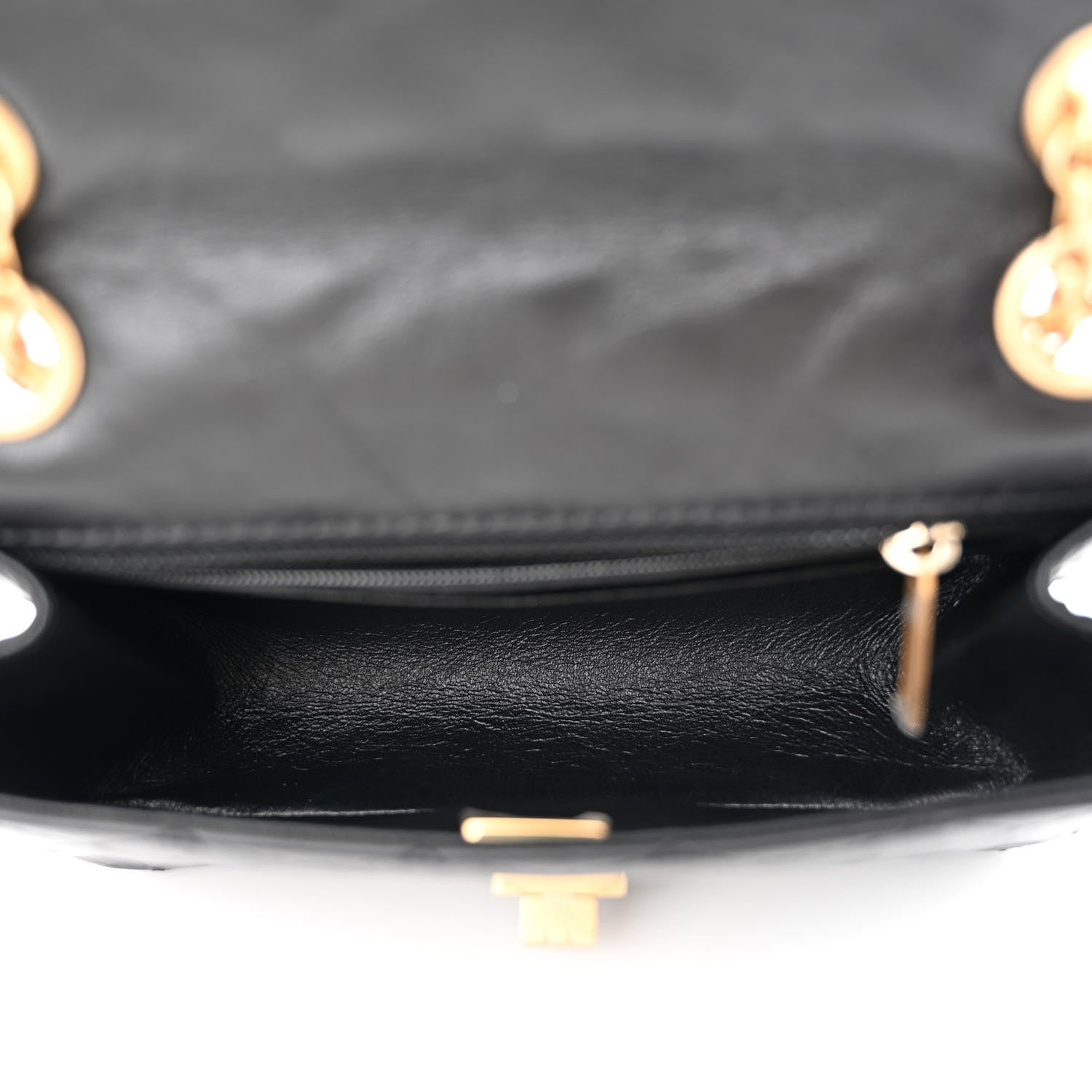 Chanel Aged Calfskin Quilted 2.55 Reissue Mini Flap Black 5 of 11