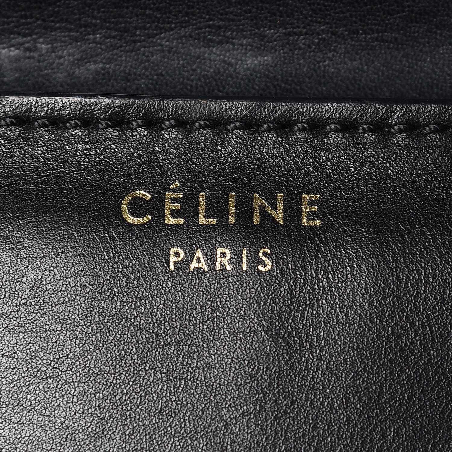 Celine Smooth Calfskin Mini Luggage Black 6 of 12